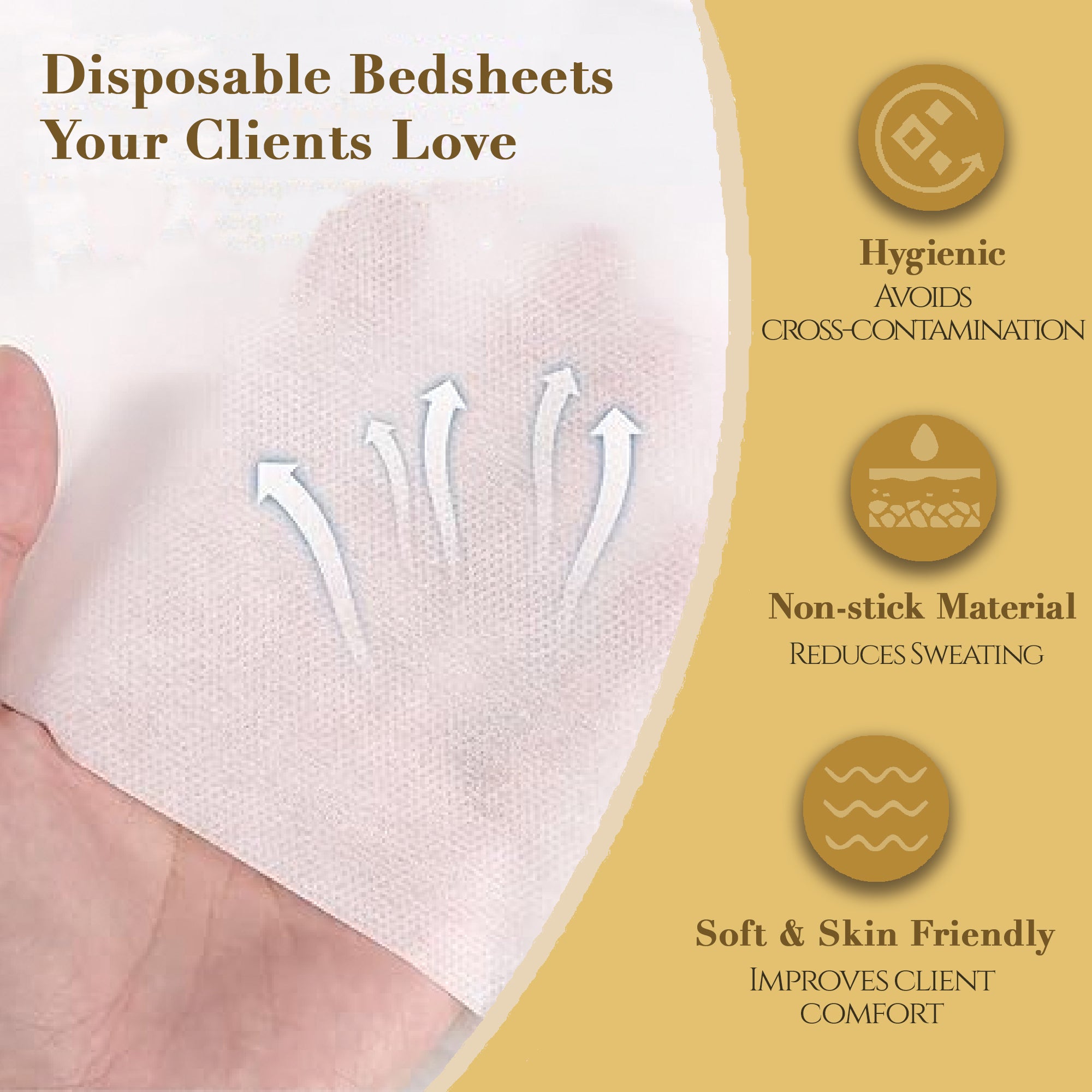 Premium Quality Disposable Bed Sheets | 100 pcs